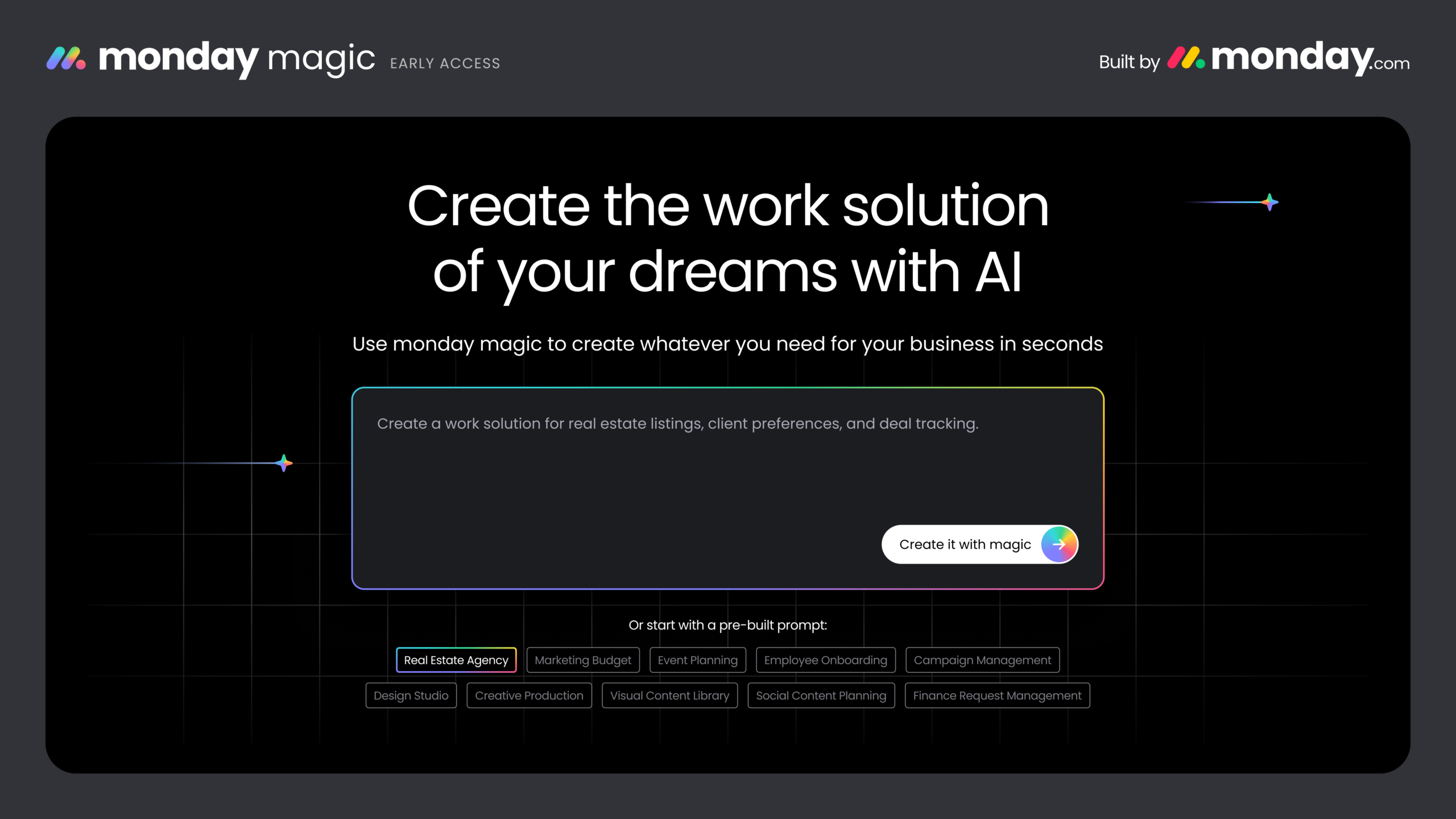 monday magic Feature-Übersicht 2